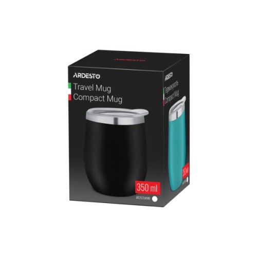 Термокружка Ardesto Compact Mug 350 мл Black (AR2635MMB)