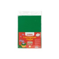 Кольоровий картон Maxi A4 Гофрокартон 21х29,7 см зелений (MX61892)