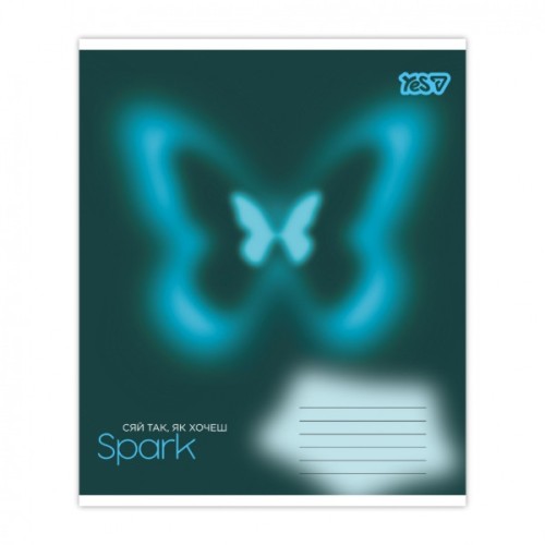 Зошит Yes Magic spark А5 12 аркушів коса лінія (768661)