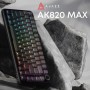 Клавіатура Ajazz AK820 Max Magnetic Switch RGB USB UA Gradient Black (AK820MAX-M-S-GG)
