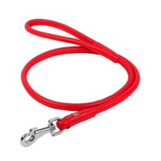 Повідець для собак WAUDOG Glamour круглий L d 13 мм Д 122 см червоний (33793)