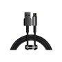 Дата кабель USB 2.0 AM to Lightning 1.0m 2.4A black Baseus (CALWJ-01)