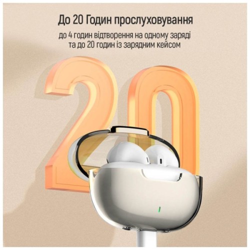 Навушники ColorWay Slim TWS-2 Earbuds White (CW-TWS2WT)