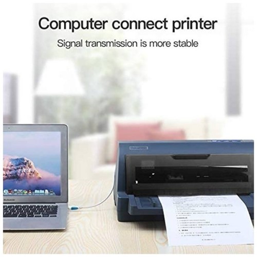 Кабель для принтера USB 2.0 AM/BM 5.0m black Vention (COQBJ)