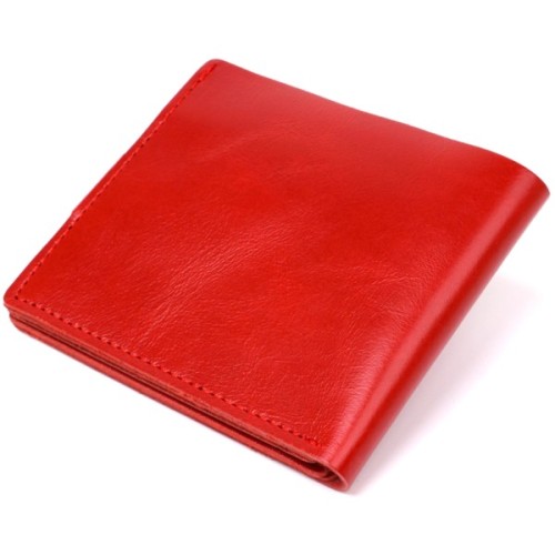 Портмоне Shvigel Шкіряне Червоне (16440)