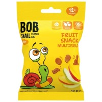 Дитячі снеки Bob Snail фруктові мультифрукт 40 г (1740863)
