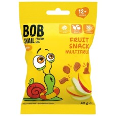 Дитячі снеки Bob Snail фруктові мультифрукт 40 г (1740863)