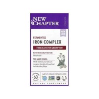 Мінерали New Chapter Залізо ферментований комплекс, Fermented Iron Complex, 60 таб (NCR-00636)