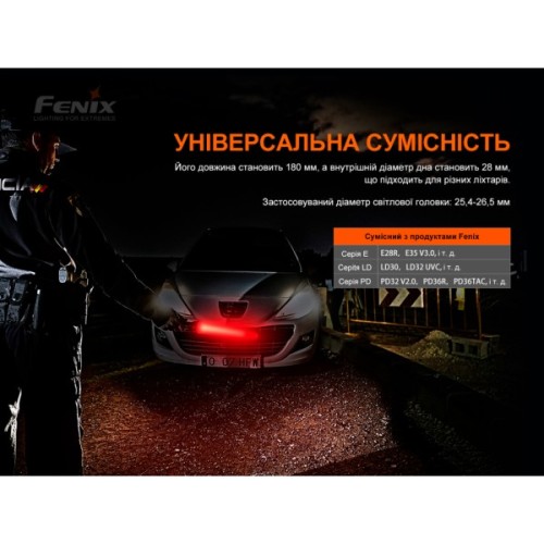 Дифузійний фільтр Fenix Сигнальний жезл Fenix AOT-S+ (AOT-Splus)