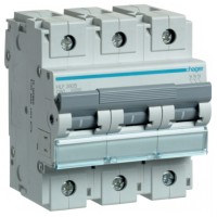 Автоматичний вимикач Hager 3-п. C 80A (10kA) (B) (HLF380S)