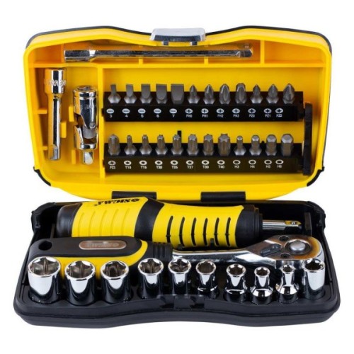 Набір інструментів Sigma насадок торцевих та біт 1/4" 39шт CrV (6003571)