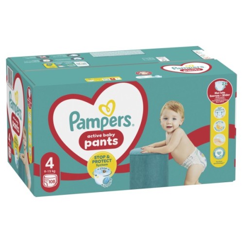 Підгузки Pampers трусики Maxi Pants Розмір 4 (9-15 кг) 108 шт (8006540069448)