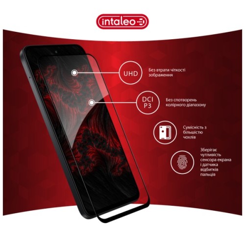 Скло захисне Intaleo Full Glue ESD Xiaomi Redmi 15 4G Black (1283126625701)