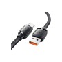 Дата кабель USB 2.0 AM to USB-C 1.0m 7A black Essager (EXCT-TD01-P)