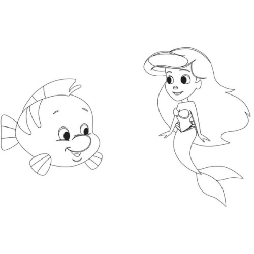 Книга Disney Маля. Гра з кольором. Русалонька Ранок (9789667503901)