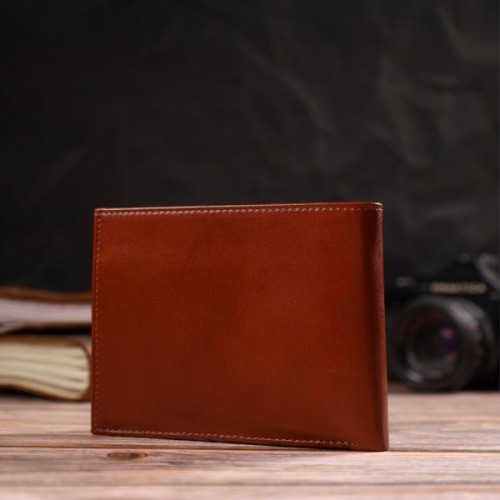 Гаманець Canpellini З натуральної шкіри Коричневий (21862)