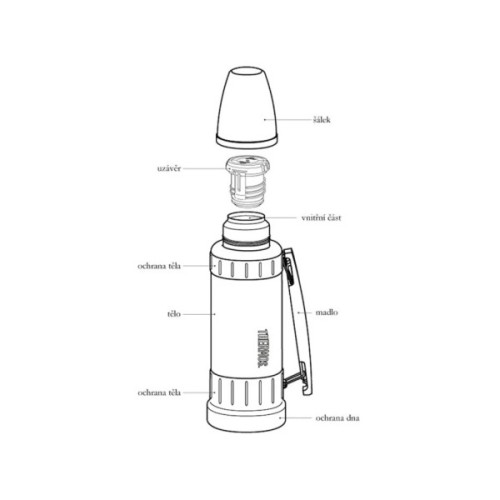 Термос Thermos TH 2520 Work 1,2 л сірий (5010576926128)