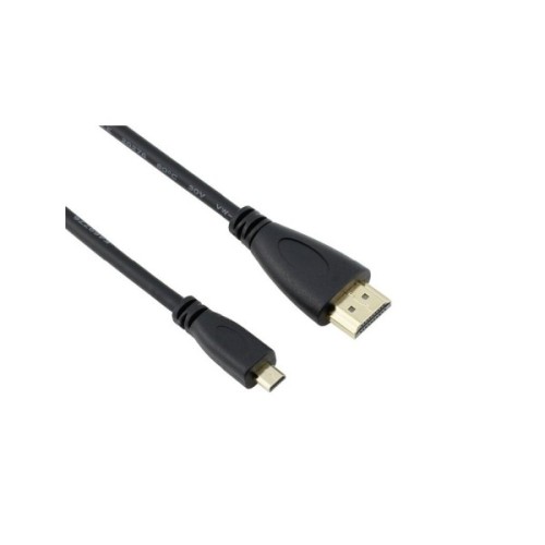 Додаткове обладнання для Мікро ПК Raspberry Pi кабель Micro HDMI to HDMI for Pi 4B (RA557)