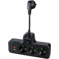 Мережевий фільтр живлення XoKo XK-SPW-3-2-1-BK