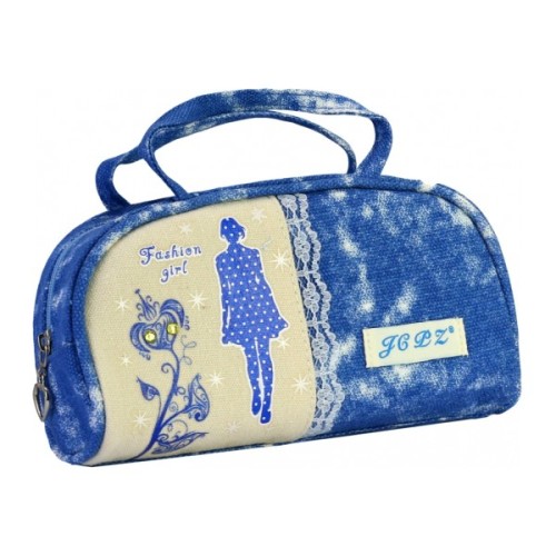 Пенал Cool For School 1 відділення Блакитний (J-2393-blue)