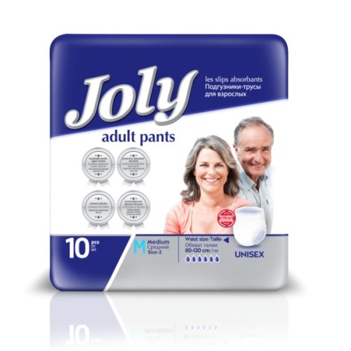 Підгузки для дорослих Joly Трусики 2 Medium 10 шт (8690536804153)