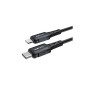 Дата кабель USB-C to Lightning 1.8m 30W 3A nylon black Acefast (6974316281306)