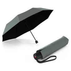 Парасоля Knirps A.050 Medium Manual Sage Black HeatShield механічна, складана (Kn95-7051-23002)