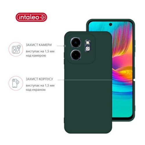 Чохол до мобільного телефона Intaleo Silicone Infinix Smart 9 Dark Green (1283126599613)