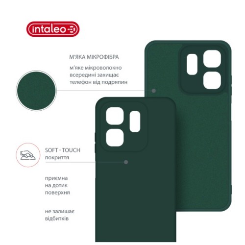 Чохол до мобільного телефона Intaleo Silicone Infinix Smart 9 Dark Green (1283126599613)