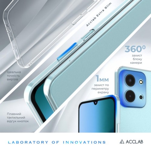 Чохол до мобільного телефона ACCLAB TPU Extra Slim Xiaomi Redmi 15C Transparent (1283126632549)