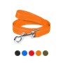 Повідець для собак Dog Extreme з нейлону подвійний Ш 14 мм Д 122 см помаранчевий (43004)