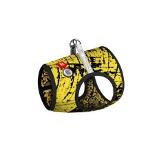 Шлея для собак WAUDOG Clothes м'яка з QR адресником "Бетмен ескіз" XS4 (223-1081)