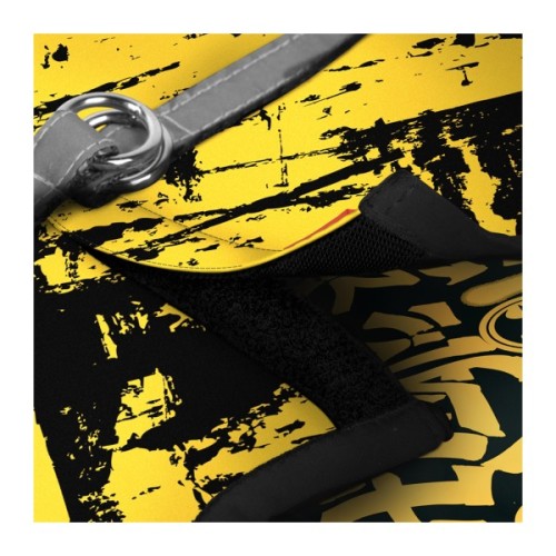 Шлея для собак WAUDOG Clothes м'яка з QR адресником "Бетмен ескіз" XS4 (223-1081)