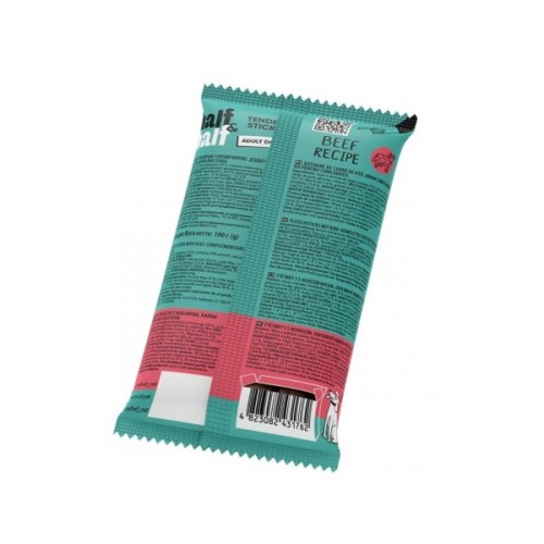 Ласощі для собак Half&Half у формі м'ясних паличок з яловичиною 100 г (4823082431762)