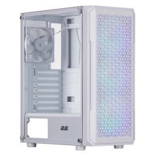 Корпус для ПК 2E Gaming Hexagon G338W, без БЖ, 2xUSB 3.0, 1xUSB Type-C, 1x120mm, 3x120mm ARGB, TG Side Panel, AT (2E-G338W)