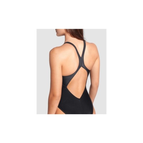 Купальник Arena Blue Flowers Swimsuit V Back 009027-850 синій, чорний 42 (3468337506454)