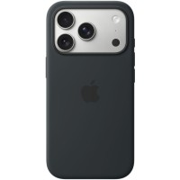 Чохол до мобільного телефона Apple iPhone 17 Pro Silicone with MagSafe Black Model A3559 (MGFK4ZM/A)