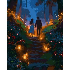 Картина по номерам Santi "Романтична прогулянка", 40*50см, L (956660)