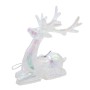 Прикраса декоративна Chomik Олень, пластик, перламутр, 8х9 см (5900779895881)