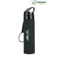 Пляшка для води XoKo ChildCare 100 Чорна Складна Силіконова (XK-BOTL100-BK)