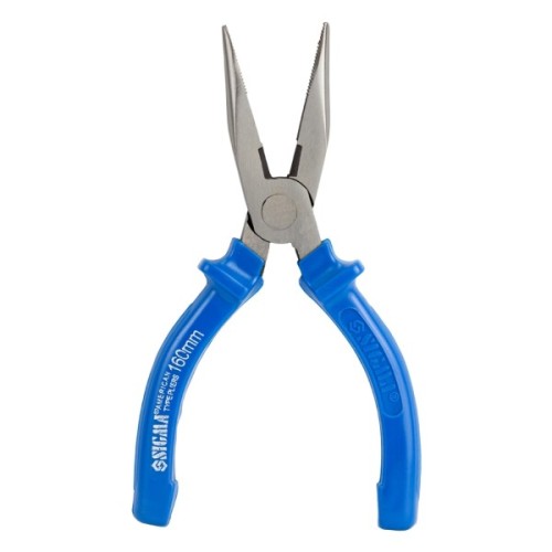 Плоскогубці Sigma довгогубці прямі 160мм сині (4357161)