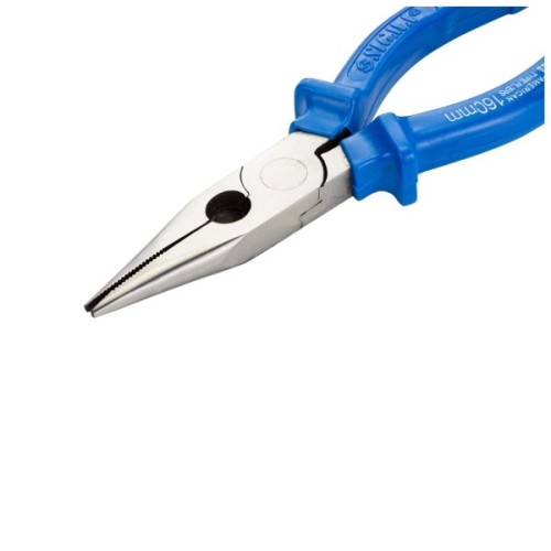 Плоскогубці Sigma довгогубці прямі 160мм сині (4357161)