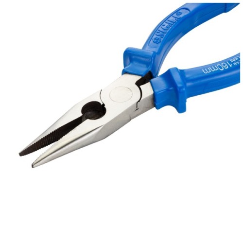 Плоскогубці Sigma довгогубці прямі 160мм сині (4357161)