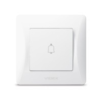 Кнопка дзвінка Videx BINERA 1кл біла (VF-BNDB1-W)
