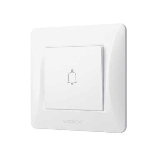 Кнопка дзвінка Videx BINERA 1кл біла (VF-BNDB1-W)