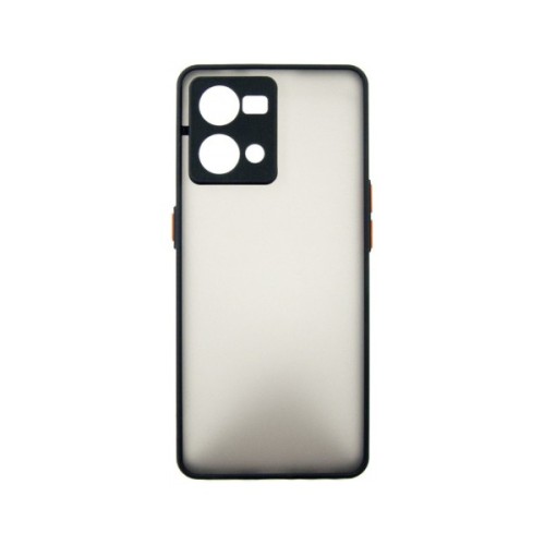 Чохол до мобільного телефона Dengos Kit for OPPO Reno 7 4g case + glass (Black) (DG-KM-32)