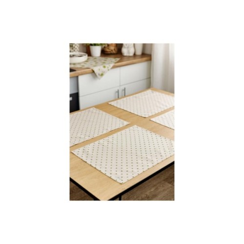 Серветка на стіл Прованс Горох зелений Господиня 35х45 см (4823093451872)