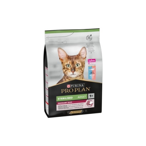 Сухий корм для кішок Purina Pro Plan Sterilised Adult 1+ Savoury Duo Після стерилізації З тріскою та фореллю 3 кг (7613036732550)