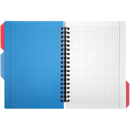 Блокнот Optima Panda, B6 з розділювачами 100 аркушів, клітинка (O20358-12)