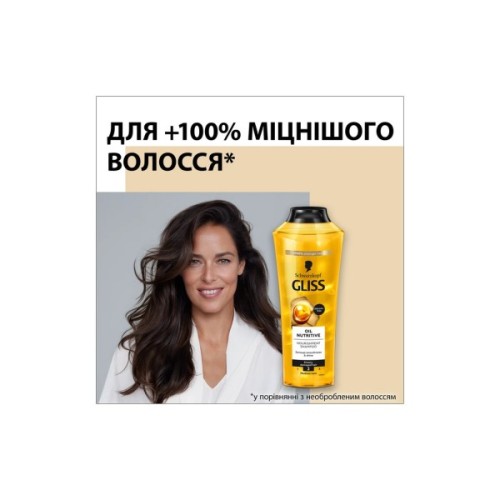 Шампунь Gliss Oil Nutritive для сухого та пошкодженого волосся 250 мл (9000100398381/9000100398435)